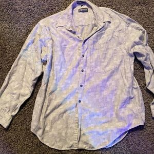 Vintage JT Beckett Cotton Button Up Shirt Men’s Size Large